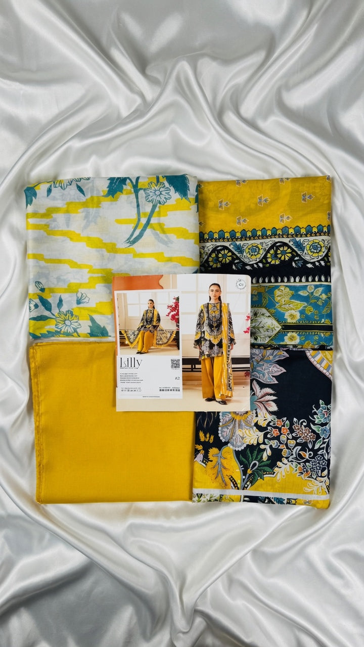 3 piece unstitched