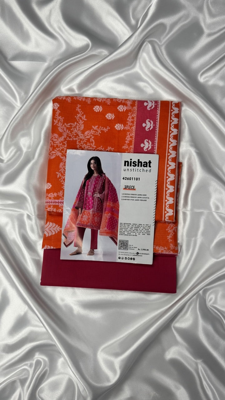 3 piece unstitched