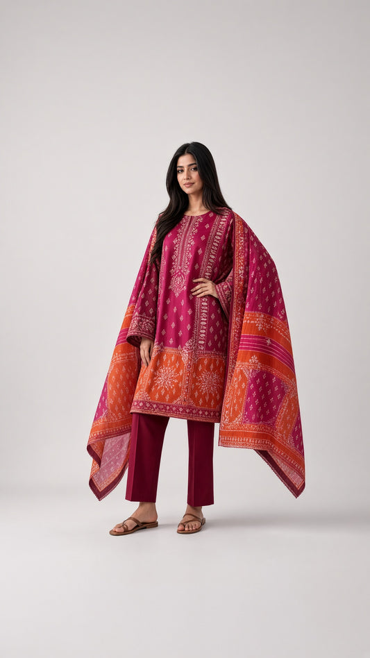 3 piece unstitched