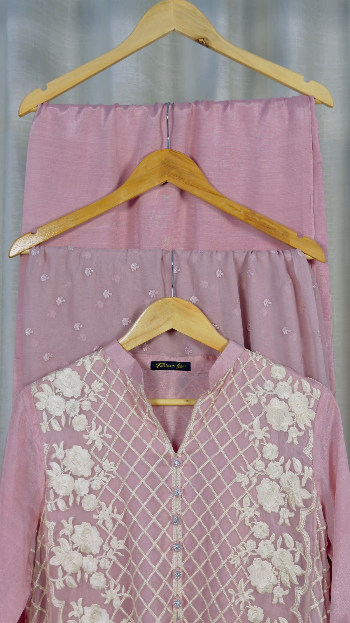 3 piece stitched