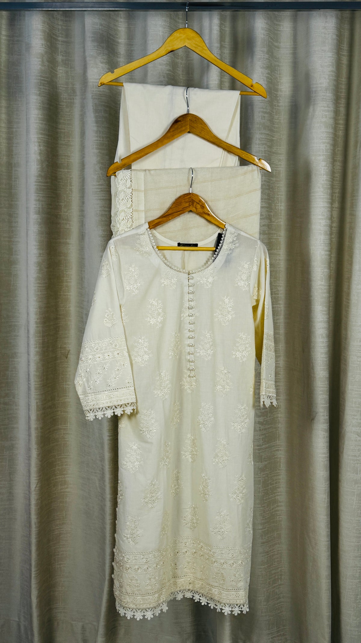 3 piece stitched