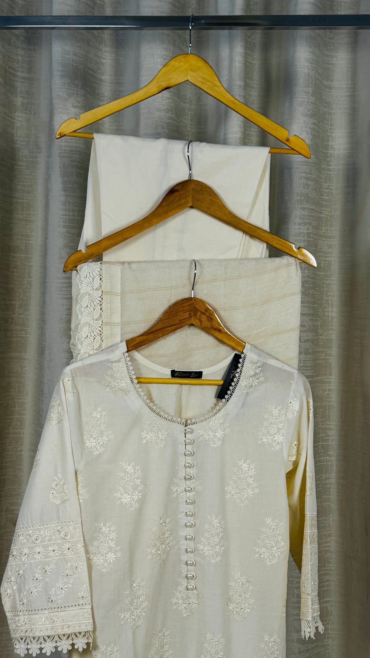 3 piece stitched