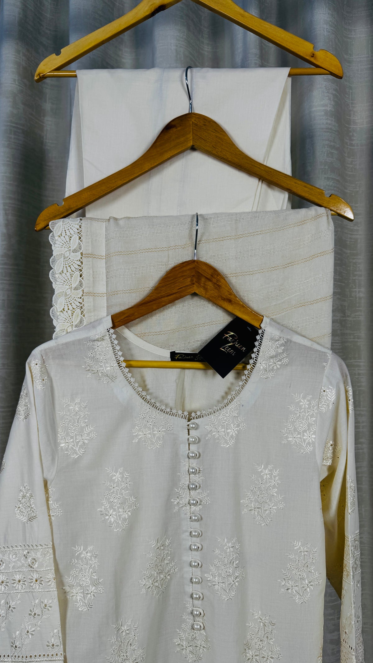 3 piece stitched